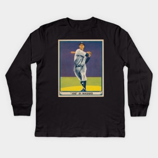 Joe DiMaggio 1941 Play Ball Kids Long Sleeve T-Shirt